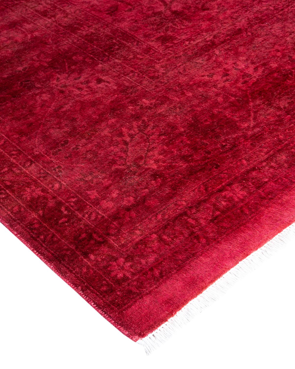 Vibrance rugs epitomize classic with a twist: traditional patterns overdyed in brilliant color. Each hand-knotted rug is washed in a 100%-natural botanical dye that reveals hidden nuances in the designs. These are rugs that transcend trends, and