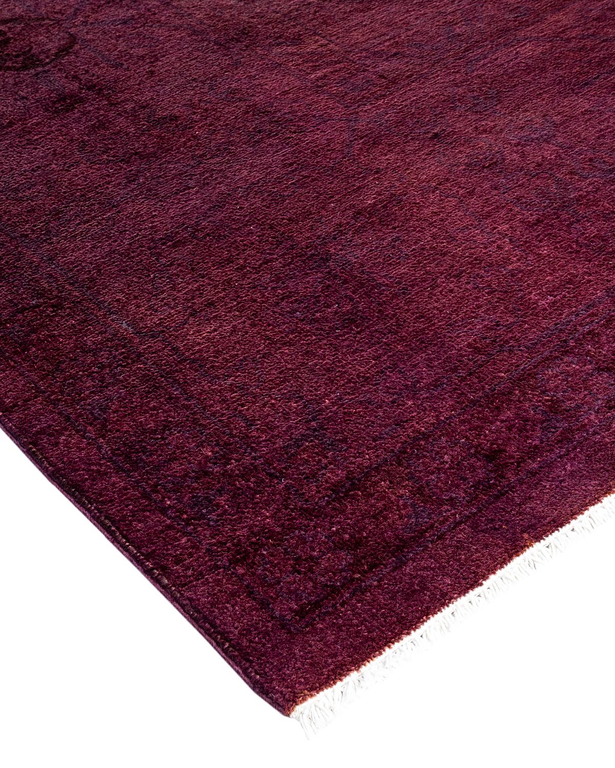 Vibrance rugs epitomize classic with a twist: traditional patterns overdyed in brilliant color. Each hand-knotted rug is washed in a 100%-natural botanical dye that reveals hidden nuances in the designs. These are rugs that transcend trends, and