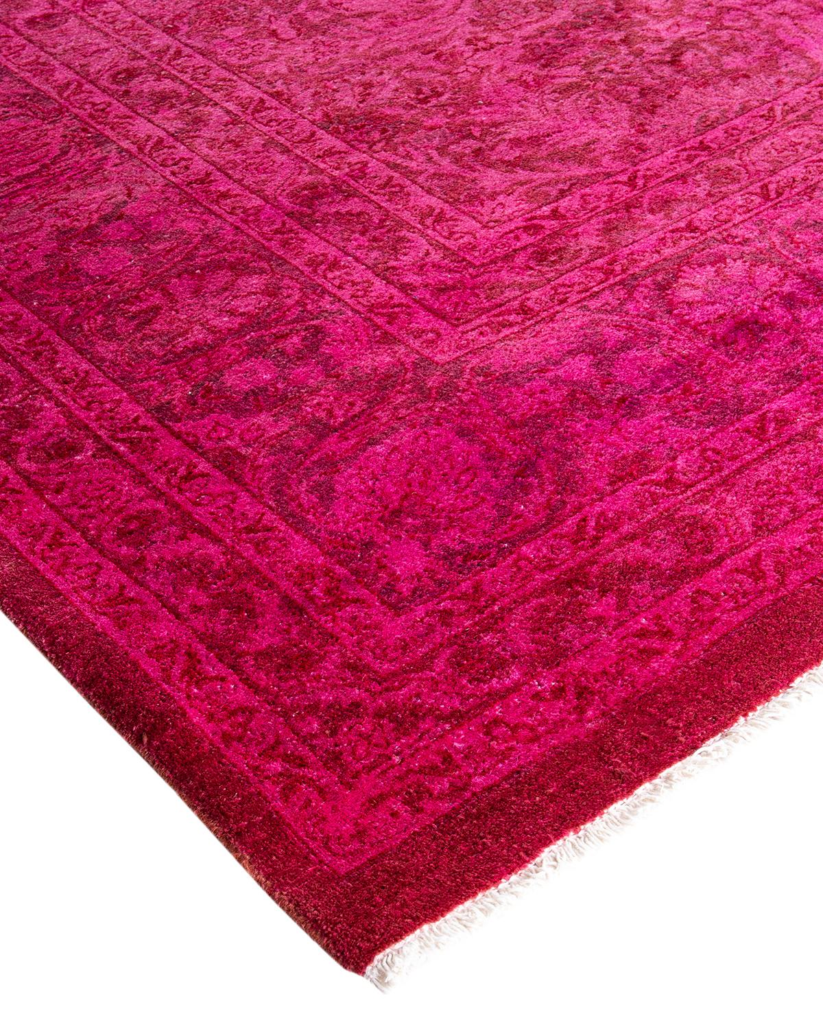 Vibrance rugs epitomize classic with a twist: traditional patterns overdyed in brilliant color. Each hand-knotted rug is washed in a 100%-natural botanical dye that reveals hidden nuances in the designs. These are rugs that transcend trends, and