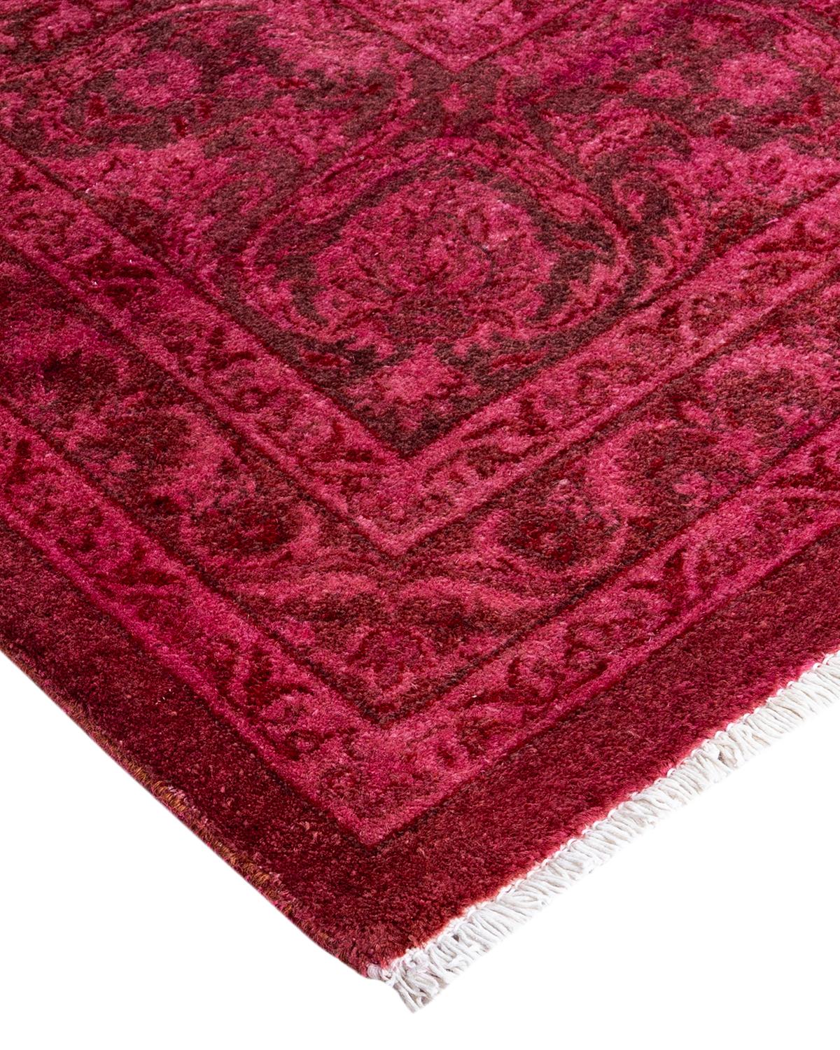 Vibrance rugs epitomize classic with a twist: traditional patterns overdyed in brilliant color. Each hand-knotted rug is washed in a 100%-natural botanical dye that reveals hidden nuances in the designs. These are rugs that transcend trends, and