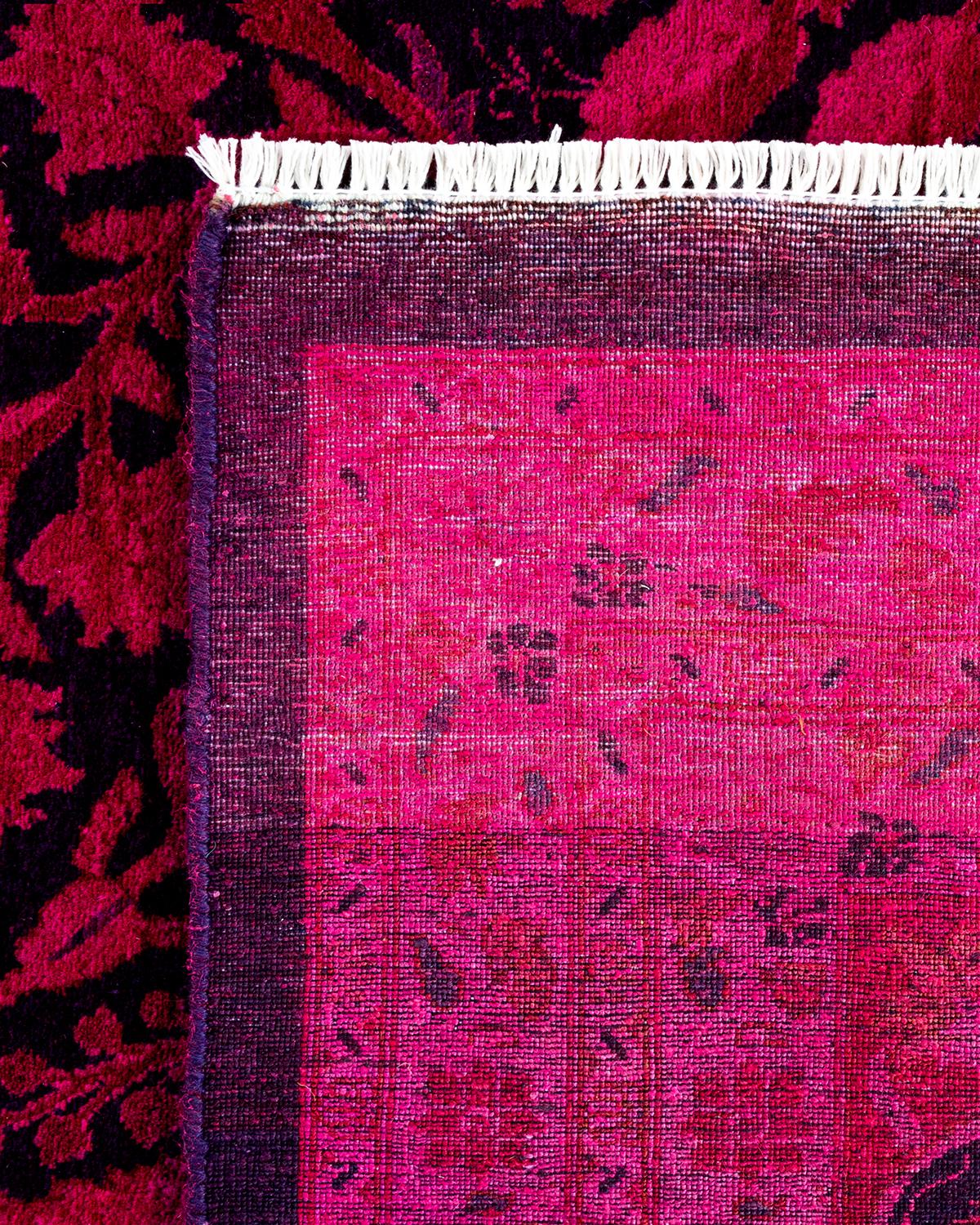 Alfombra de lana teñida a mano contemporánea rosa Siglo XXI y contemporáneo en venta