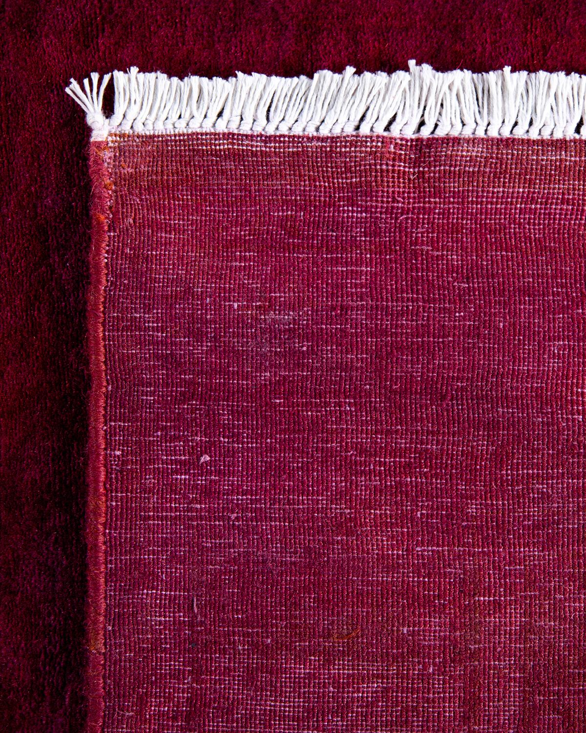 Alfombra de lana teñida a mano contemporánea rosa Siglo XXI y contemporáneo en venta