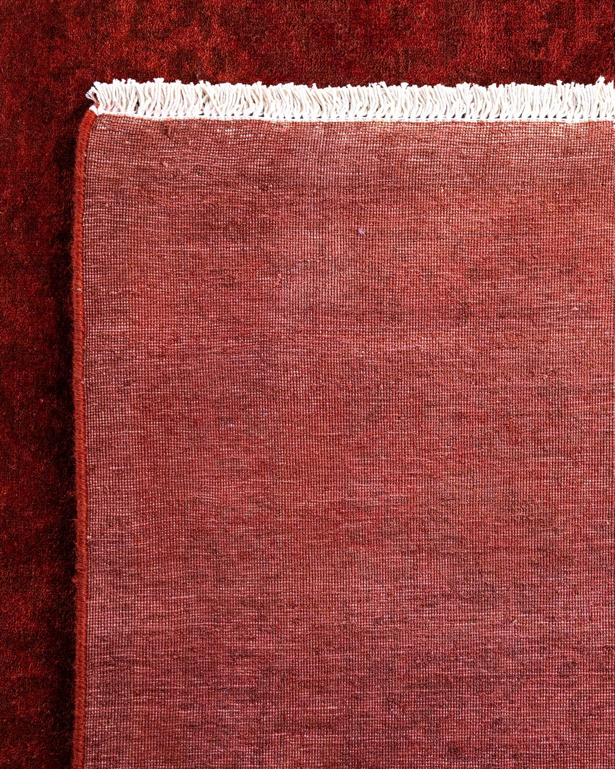 Alfombra de lana teñida a mano contemporánea rosa Siglo XXI y contemporáneo en venta