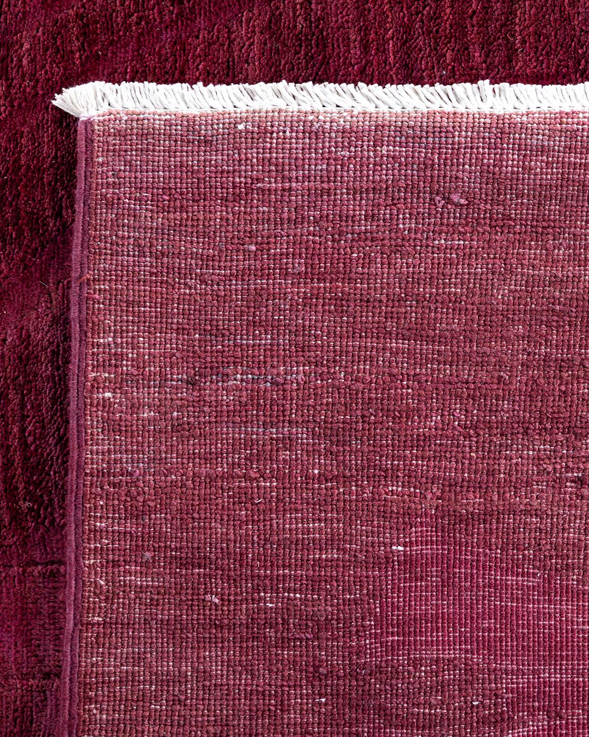 Alfombra de lana teñida a mano contemporánea rosa Siglo XXI y contemporáneo en venta