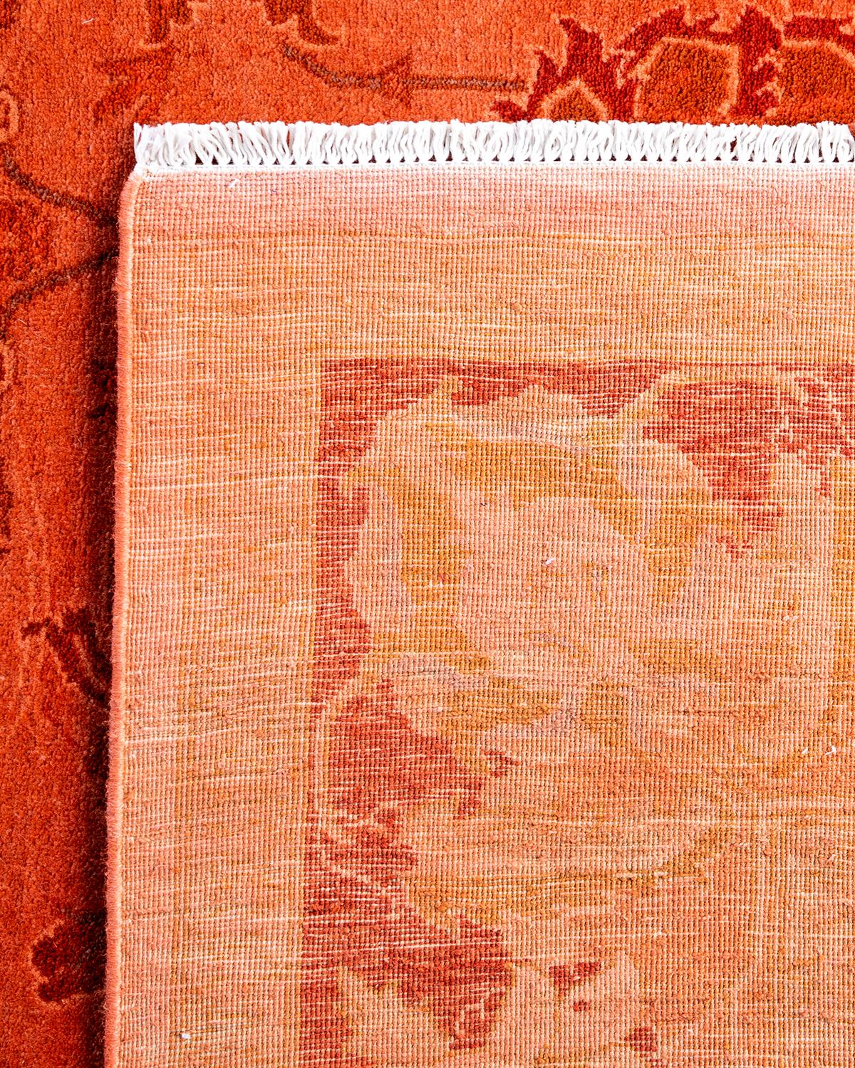 Alfombra de lana teñida a mano contemporánea rosa Siglo XXI y contemporáneo en venta