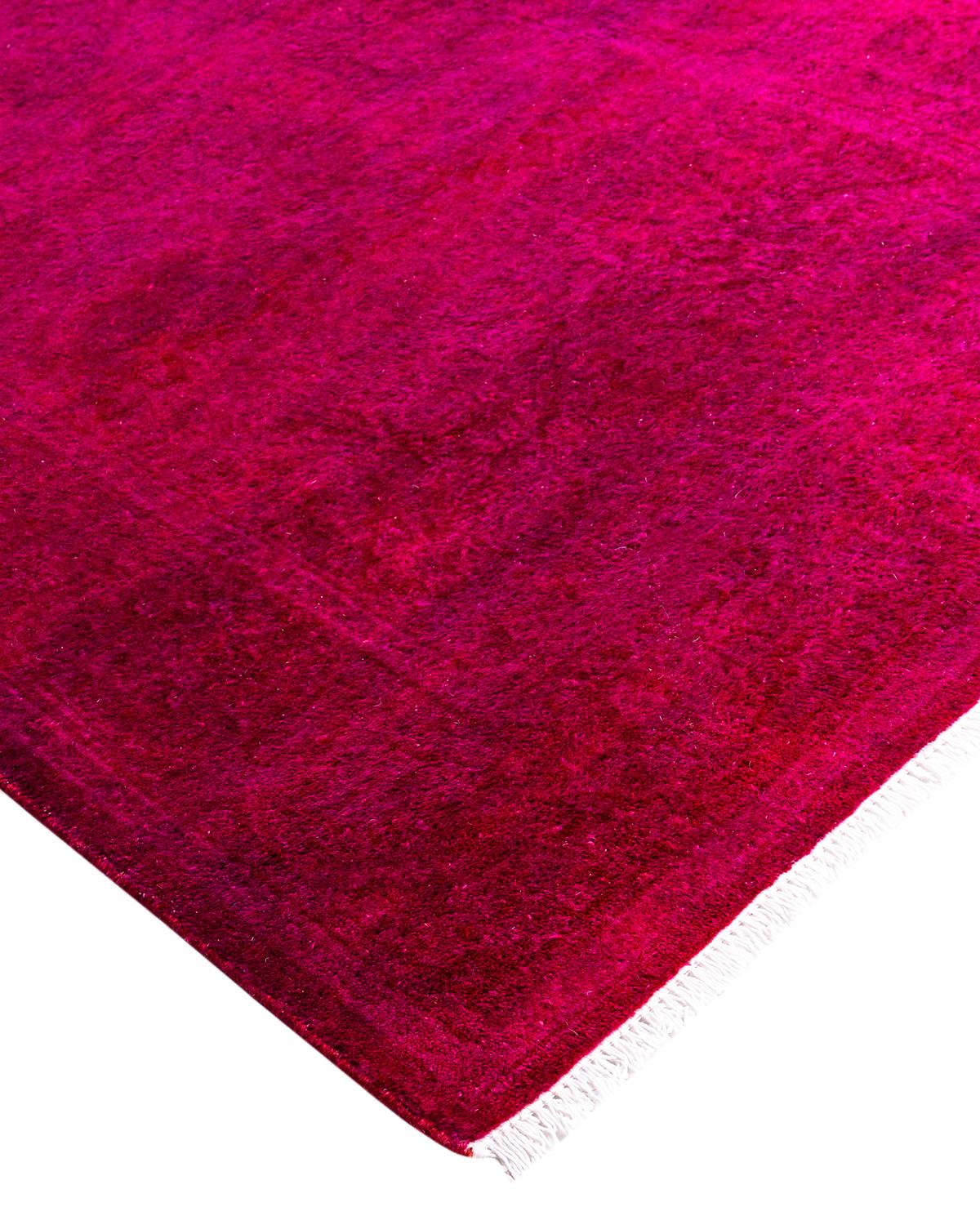 Vibrance rugs epitomize classic with a twist: traditional patterns overdyed in brilliant color. Each hand-knotted rug is washed in a 100%-natural botanical dye that reveals hidden nuances in the designs. These are rugs that transcend trends, and