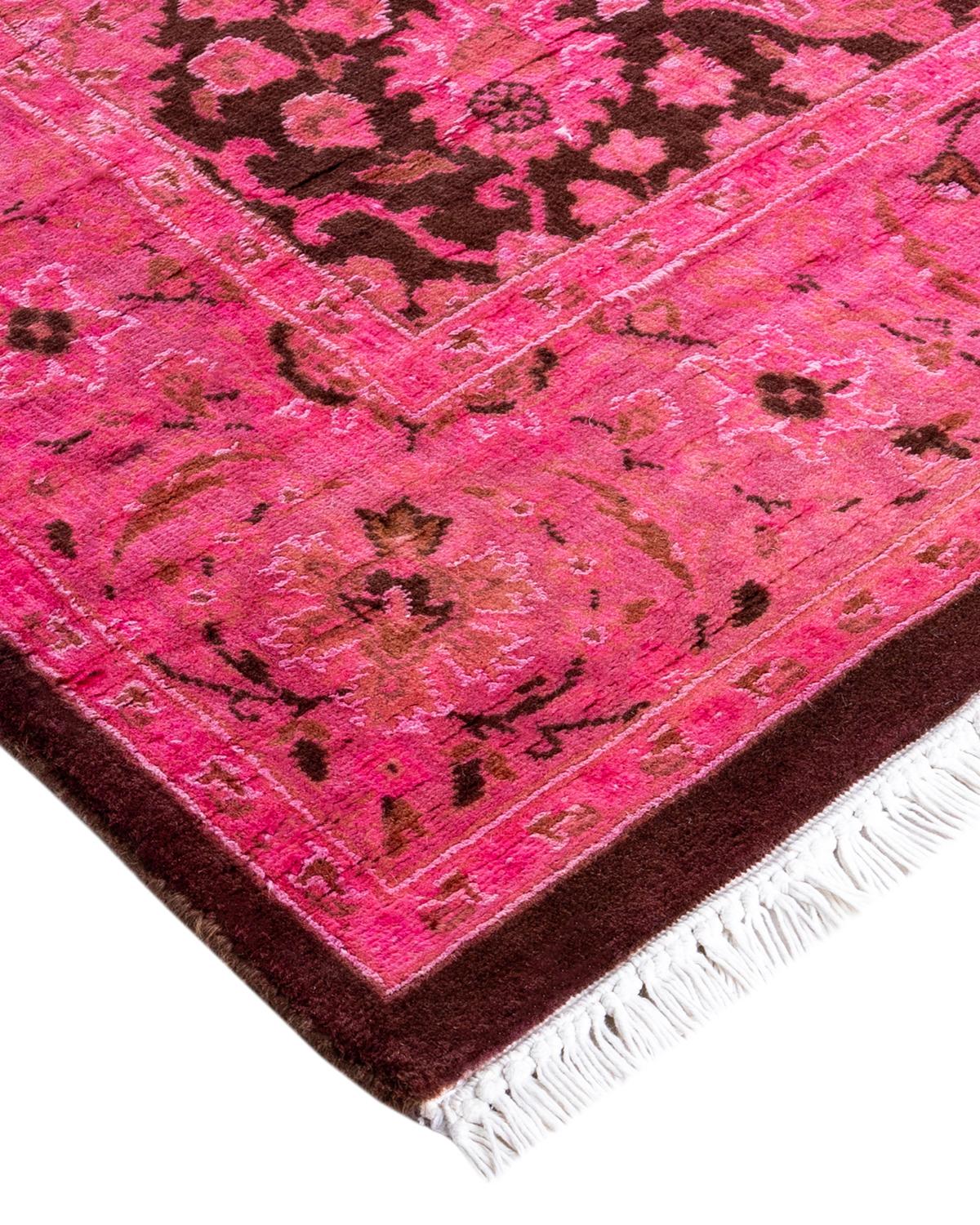 Vibrance rugs epitomize classic with a twist: traditional patterns overdyed in brilliant color. Each hand-knotted rug is washed in a 100%-natural botanical dye that reveals hidden nuances in the designs. These are rugs that transcend trends, and