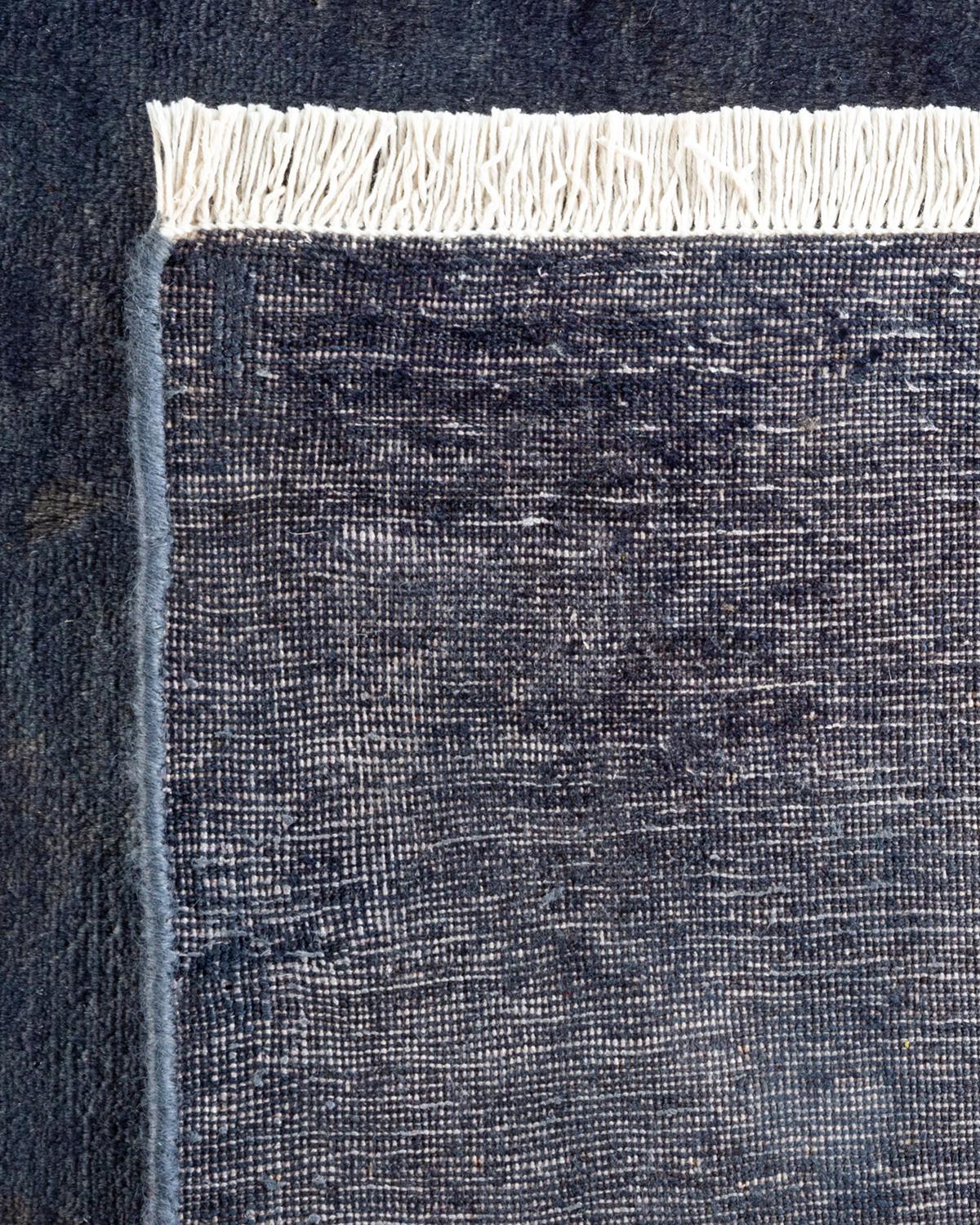 Alfombra de lana teñida a mano contemporánea violeta Siglo XXI y contemporáneo en venta