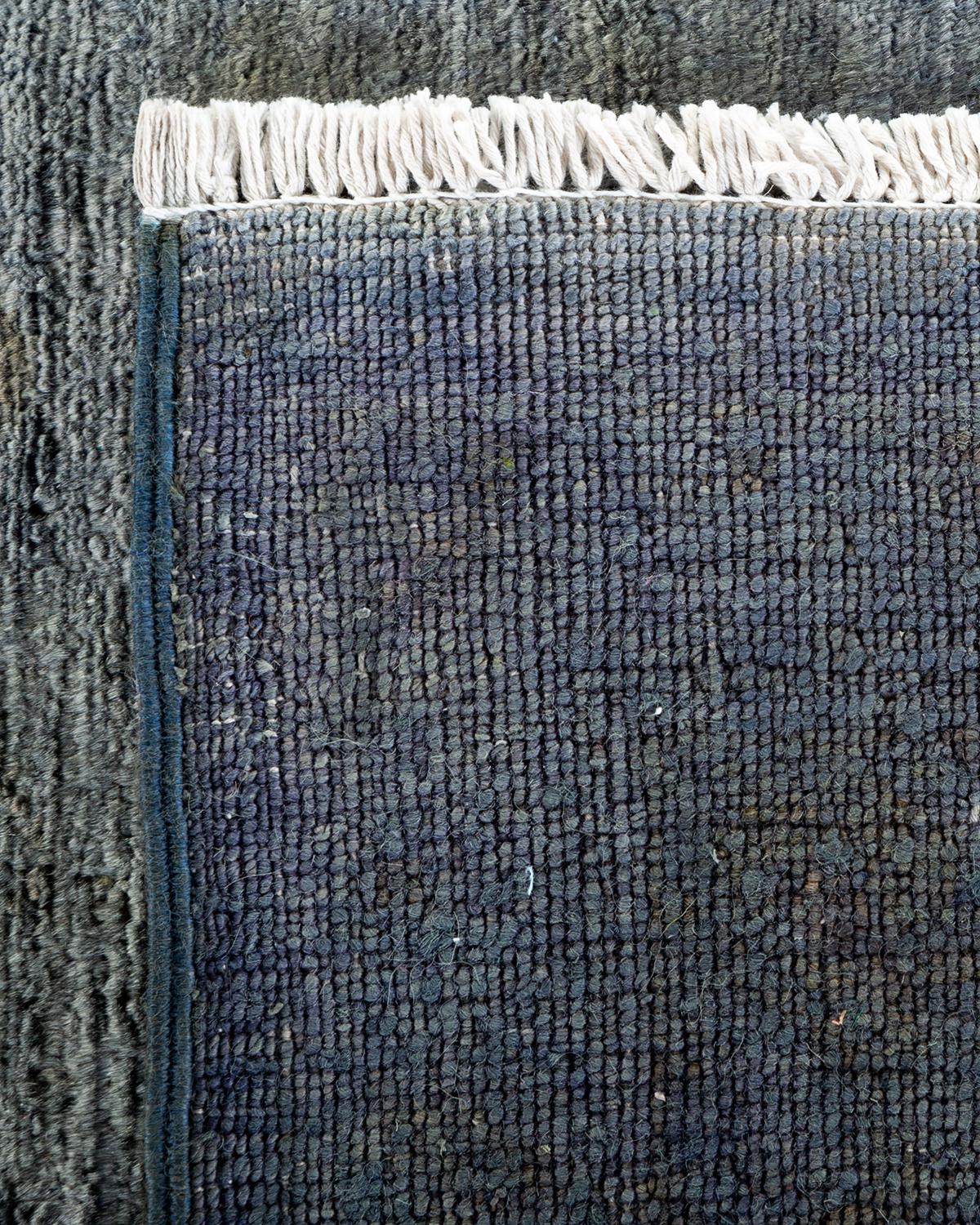 Alfombra de lana teñida a mano contemporánea violeta Siglo XXI y contemporáneo en venta