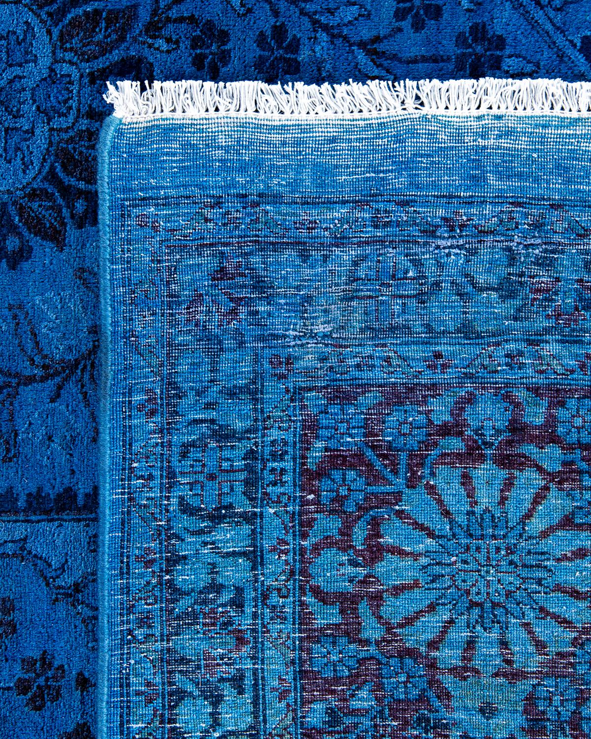 Alfombra de lana teñida a mano contemporánea violeta Siglo XXI y contemporáneo en venta