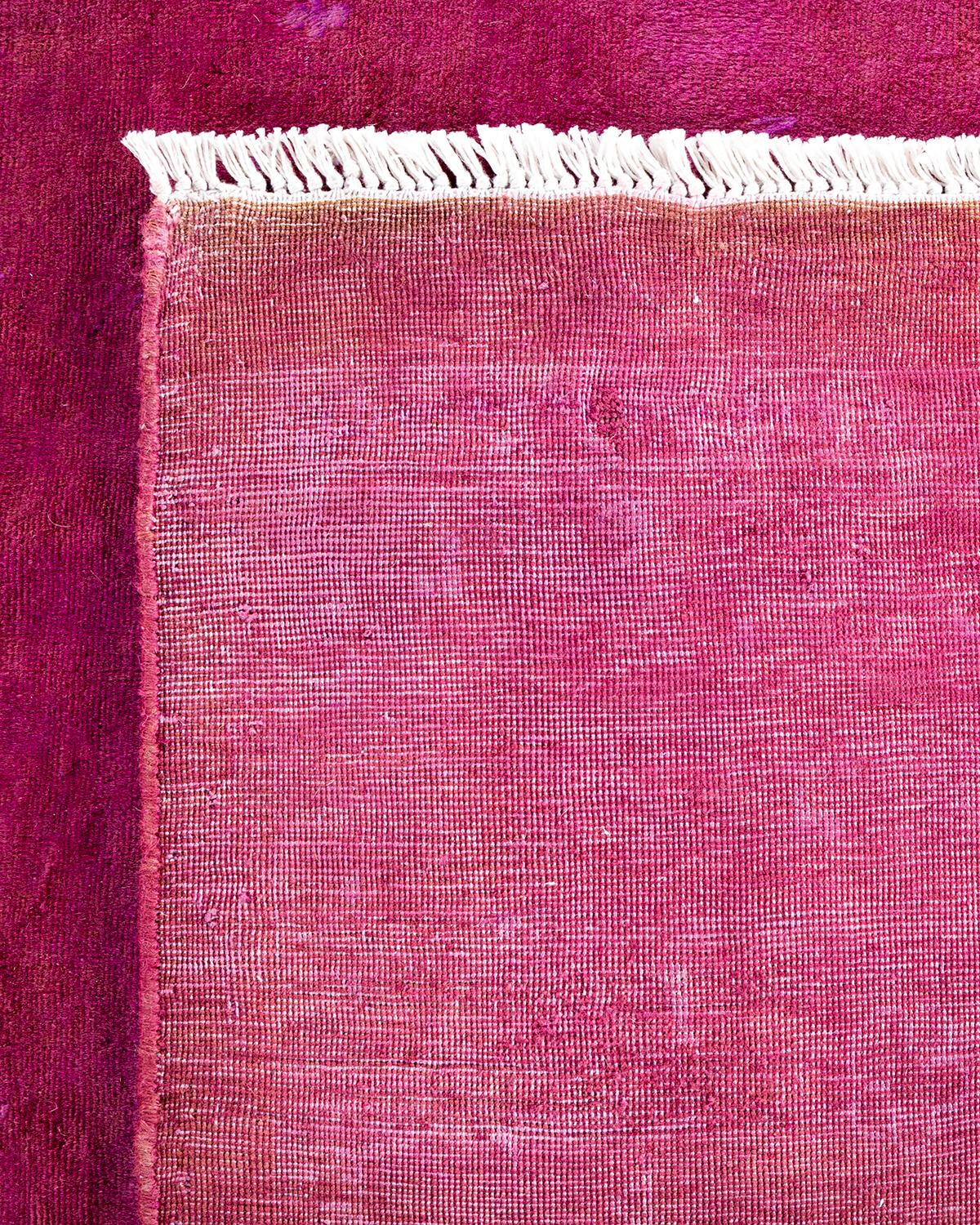 XXIe siècle et contemporain Tapis de sol contemporain en laine surteinte nouée à la main, rouge en vente