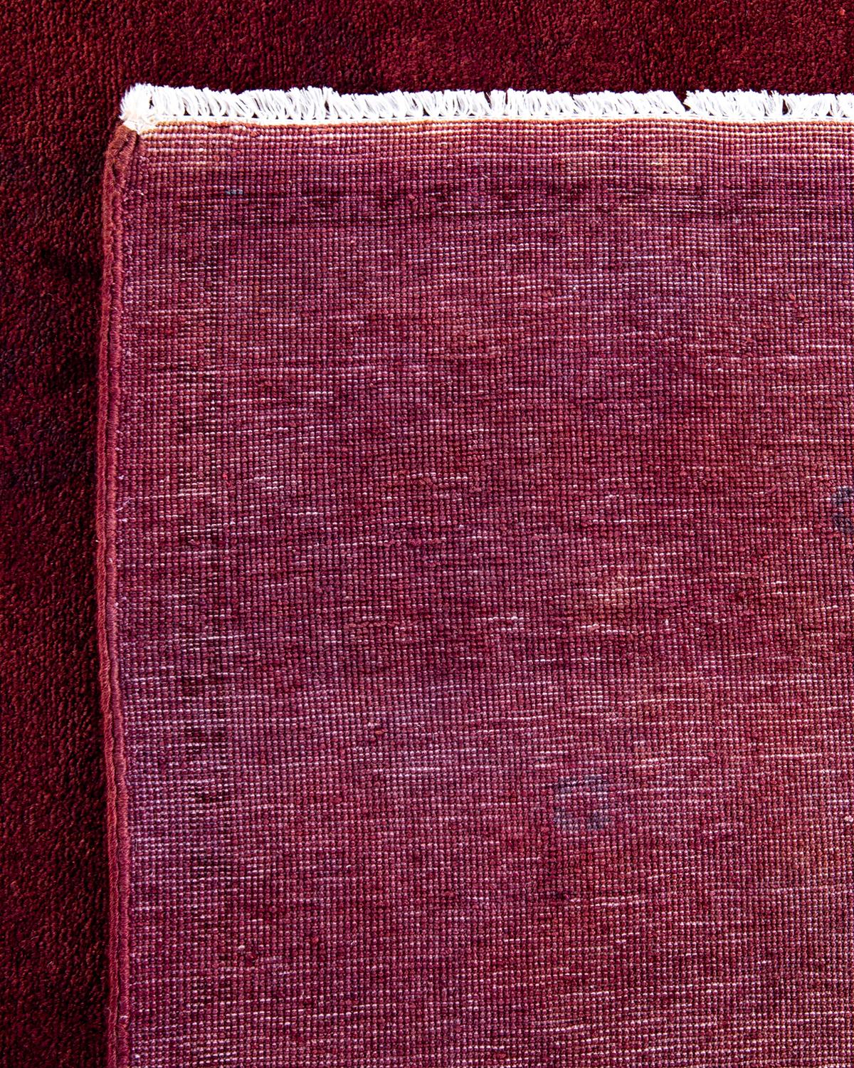 Alfombra de lana roja teñida a mano contemporánea Siglo XXI y contemporáneo en venta