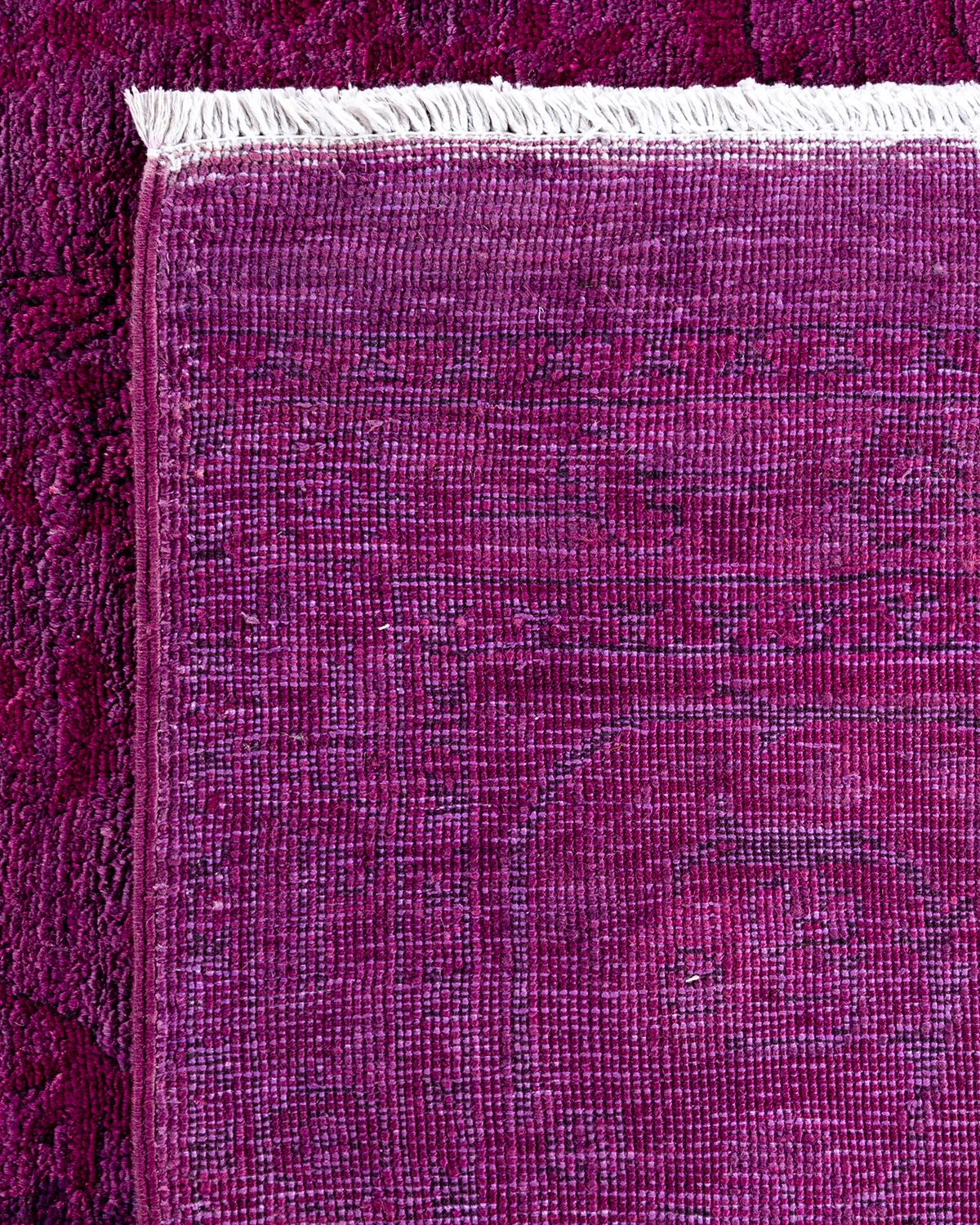 XXI secolo e contemporaneo Tappeto contemporaneo in lana rosso sovratinto e annodato a mano in vendita