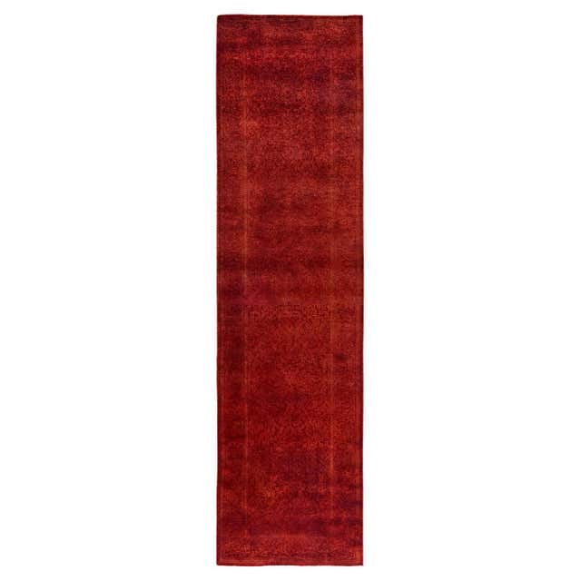 Rust Rombo Runner Rug by Studio MLR For Sale at 1stDibs