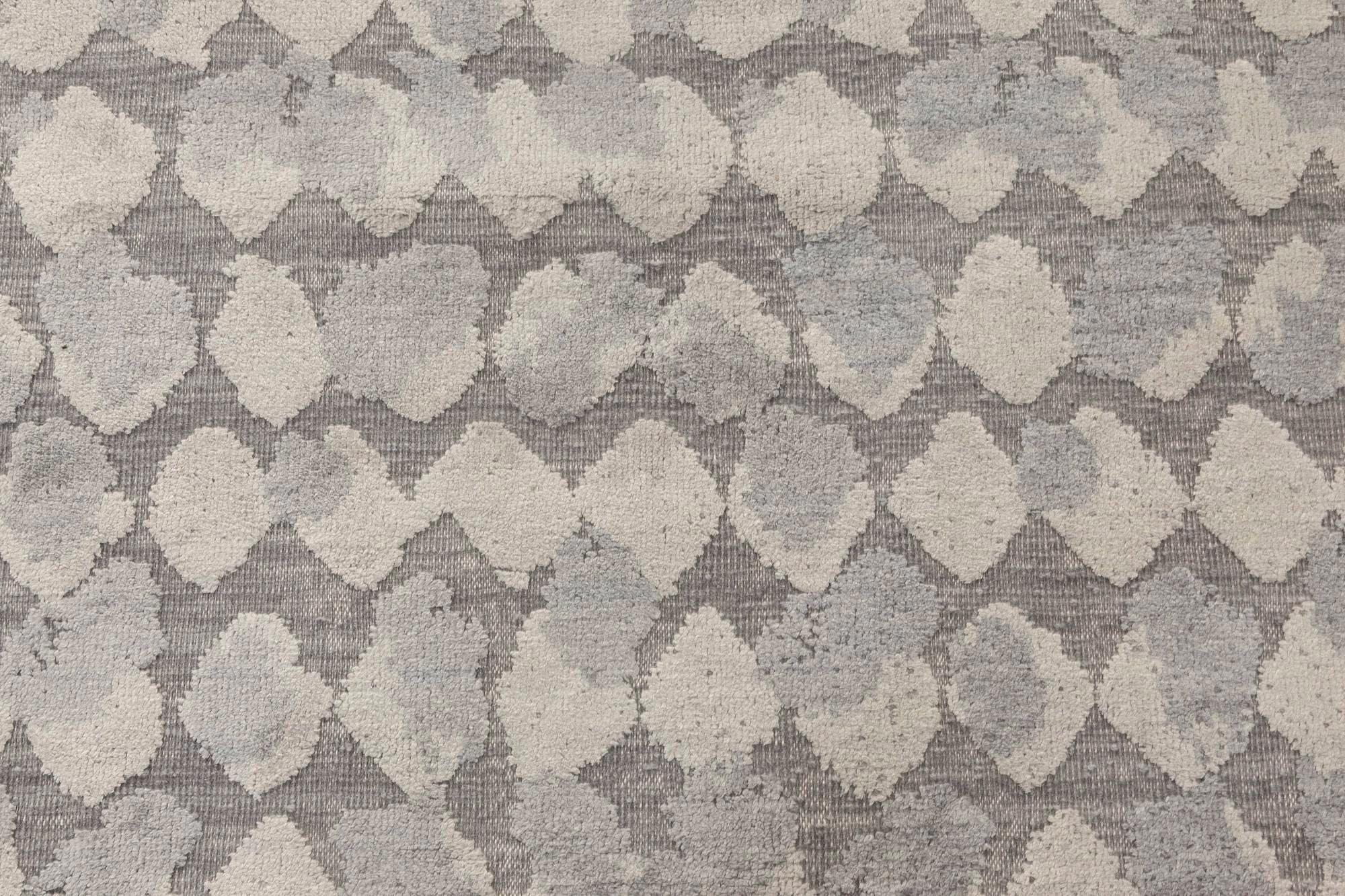 Tappeto contemporaneo oversize Pacific Pebbles in seta e lana di Doris Leslie Blau
Dimensioni: 15'0