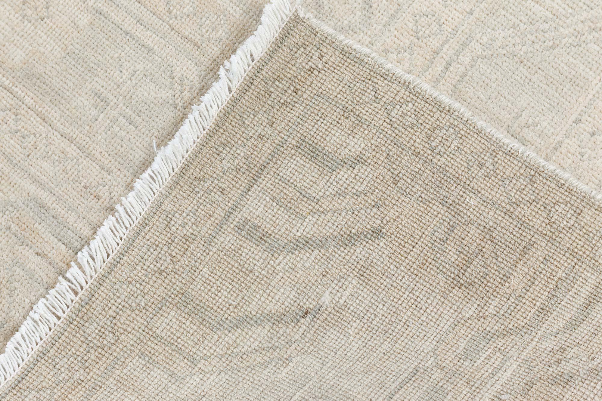 Zeitgenössischer übergroßer Samarkand-Teppich von Doris Leslie Blau (Wolle) im Angebot