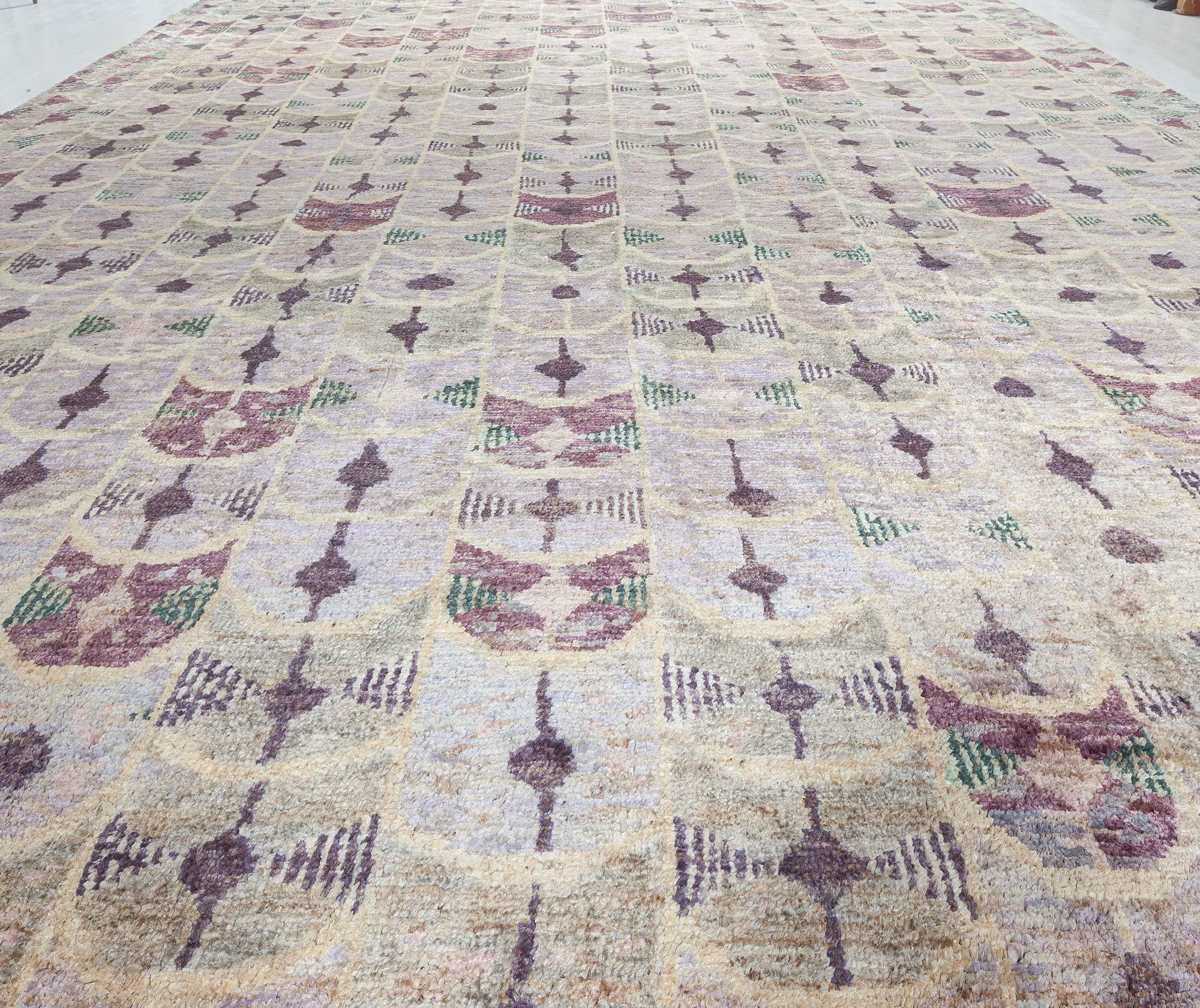 Tappeto contemporaneo oversize in canapa svedese di Doris Leslie Blau in vendita 1