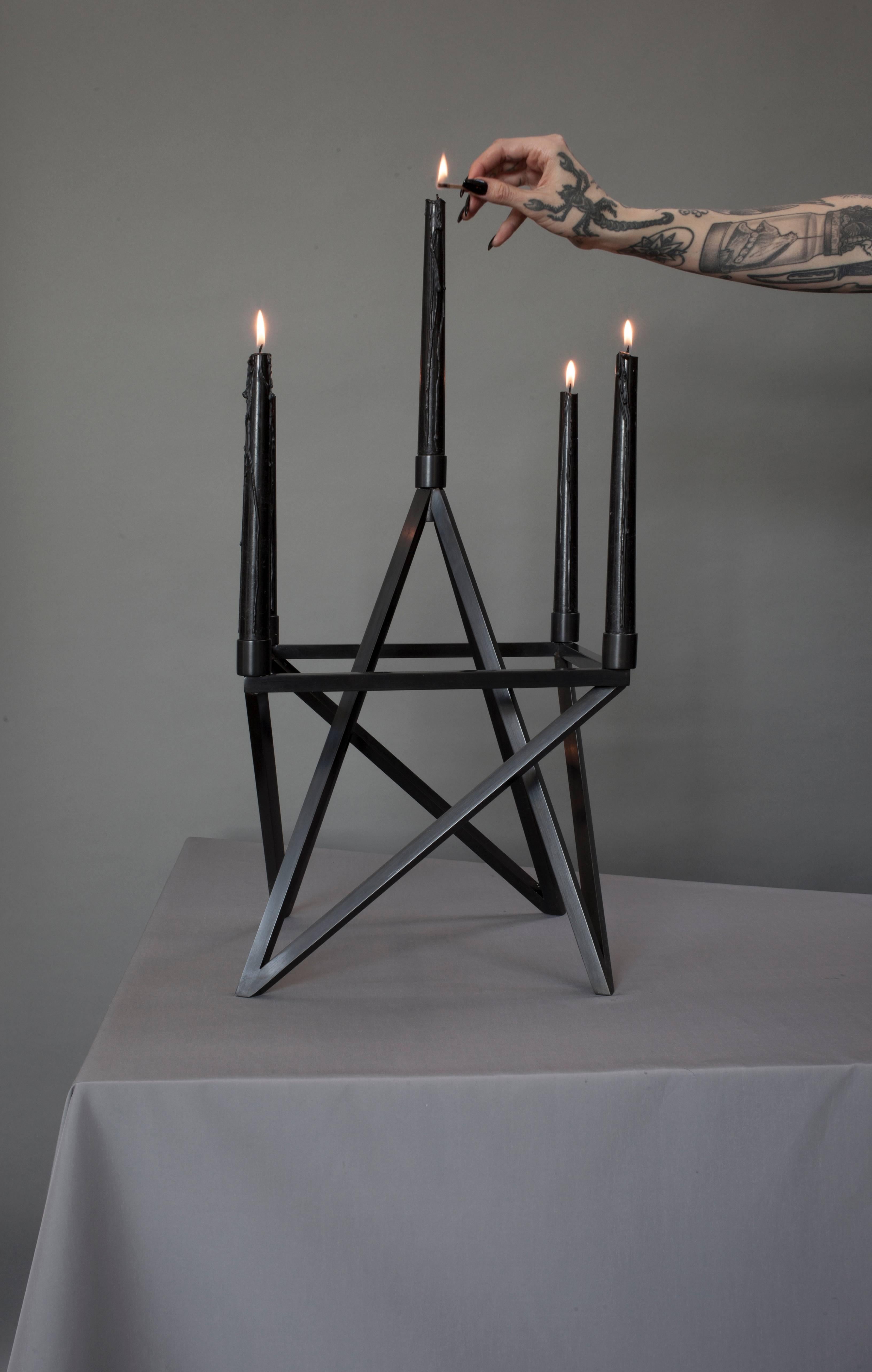 Contemporary 'Pagan' Star Candelabra by Material Lust, 2016 For Sale 2