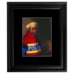 Pittura contemporanea "Autorretrato como San Pablo" di Manuel Cruz, Spagna, 2023