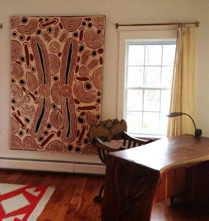 Contemporary Painting by Australian Aboriginal Artist Ningura Napurrula For Sale 3