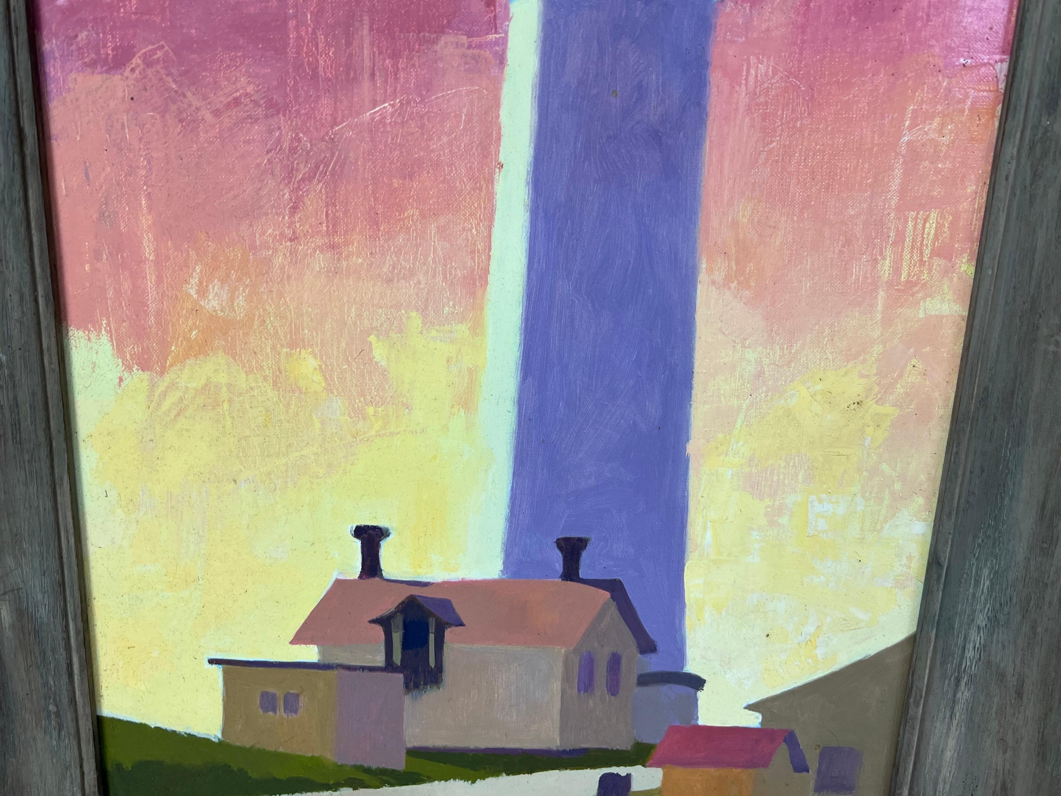 Contemporary Painting of a Lighthouse im Angebot 8