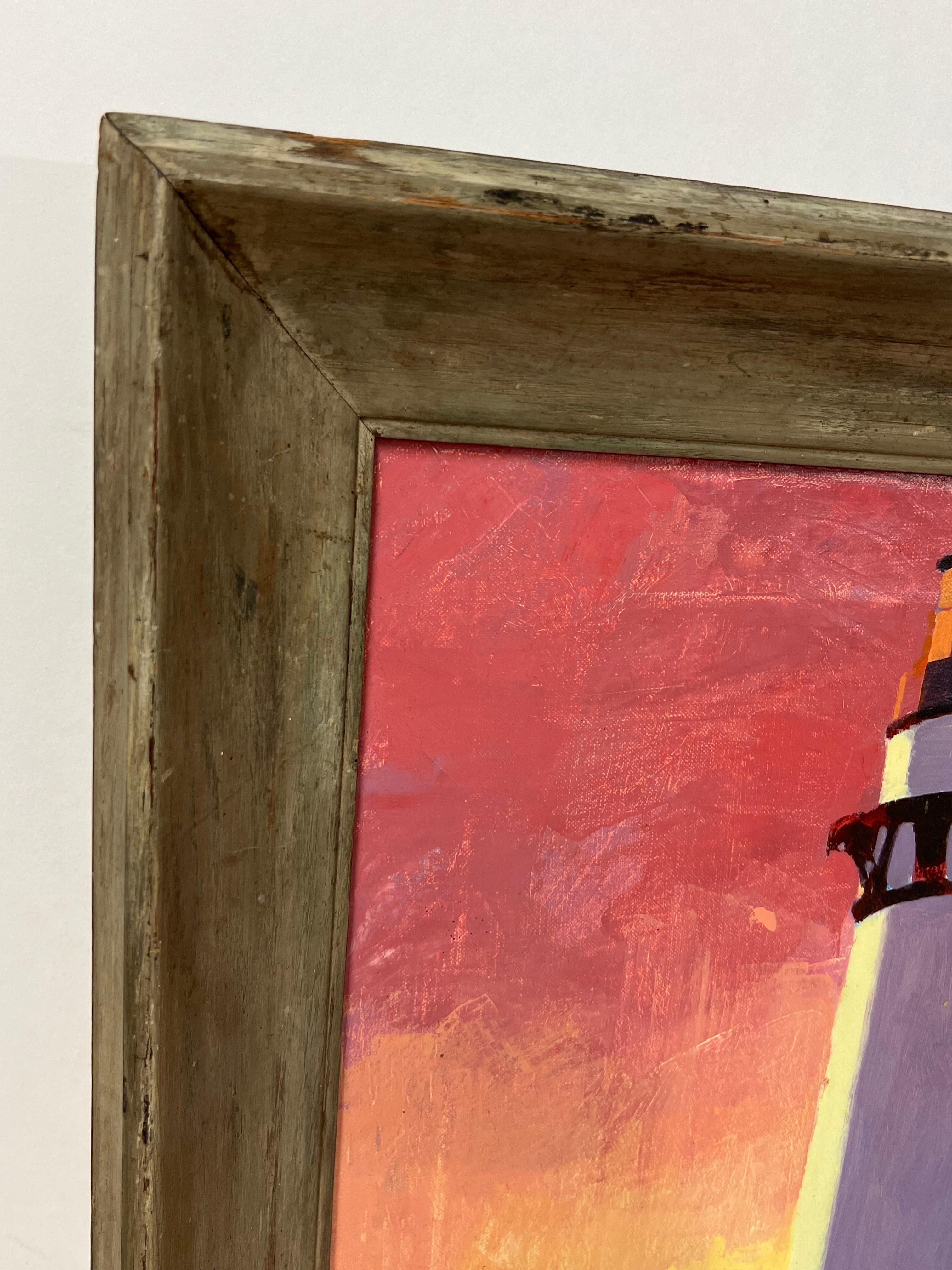 Contemporary Painting of a Lighthouse im Angebot 12