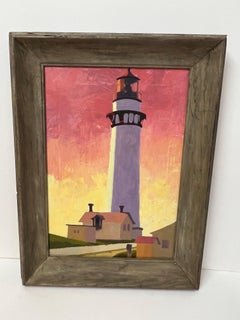 Contemporary Painting of a Lighthouse