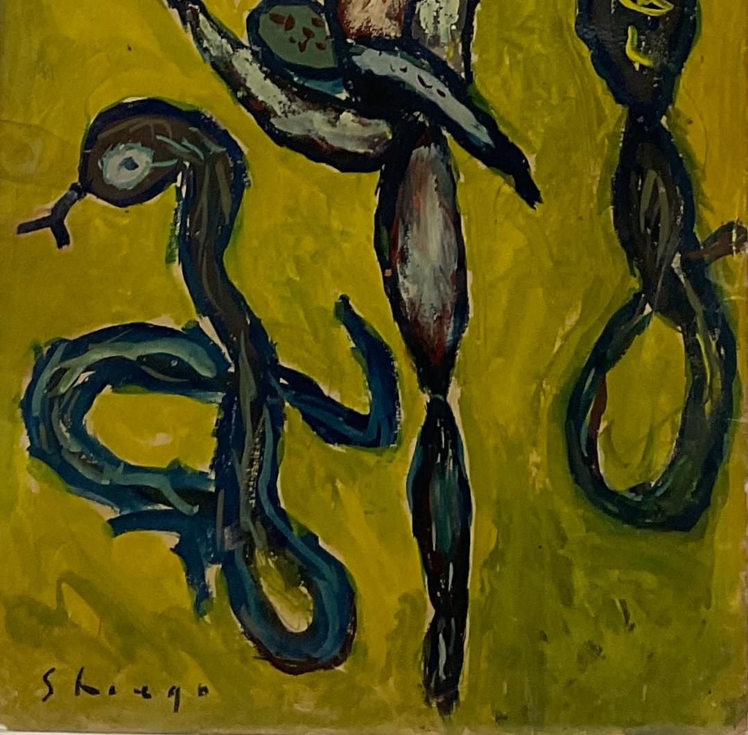 20ième siècle Peinture contemporaine signée Shiago en vente