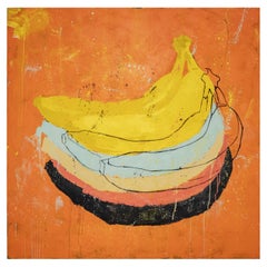 Contemporary Painting "The Banana" von Ana Laso, Spanien, 2019