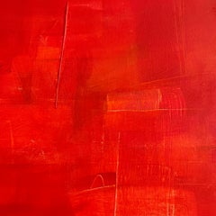 Dipinto contemporaneo intitolato "Orange" dell'artista americana Rebecca Ruoff