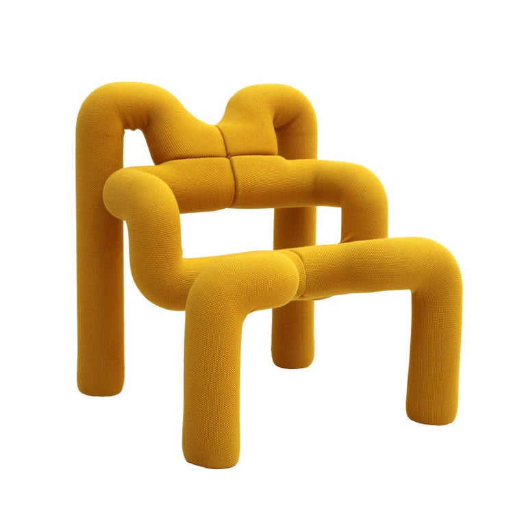 Modern Contemporary Pair of Armchairs Mod Ekstrem Designed by Terje Ekstrom For Sale