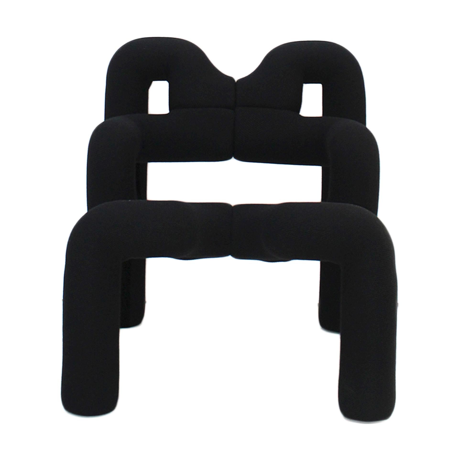 Zeitgenössisches Sesselpaar Mod Ekstrem, entworfen von Terje Ekstrom (Norwegisch) im Angebot