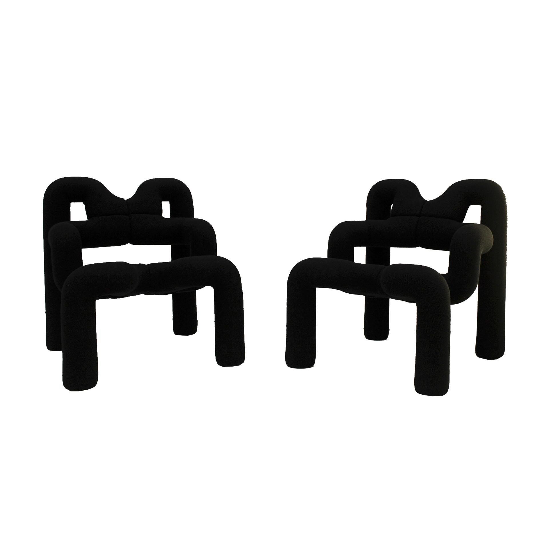 Zeitgenössisches Sesselpaar Mod Ekstrem, entworfen von Terje Ekstrom im Angebot 2