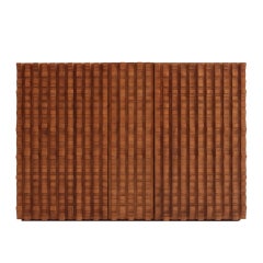 Zeitgenössisches Paar brutalistischer Sideboards aus Massivholz