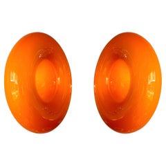 Contemporary Paar Murano Glas Candy Sconces, Italien, 2010er Jahre