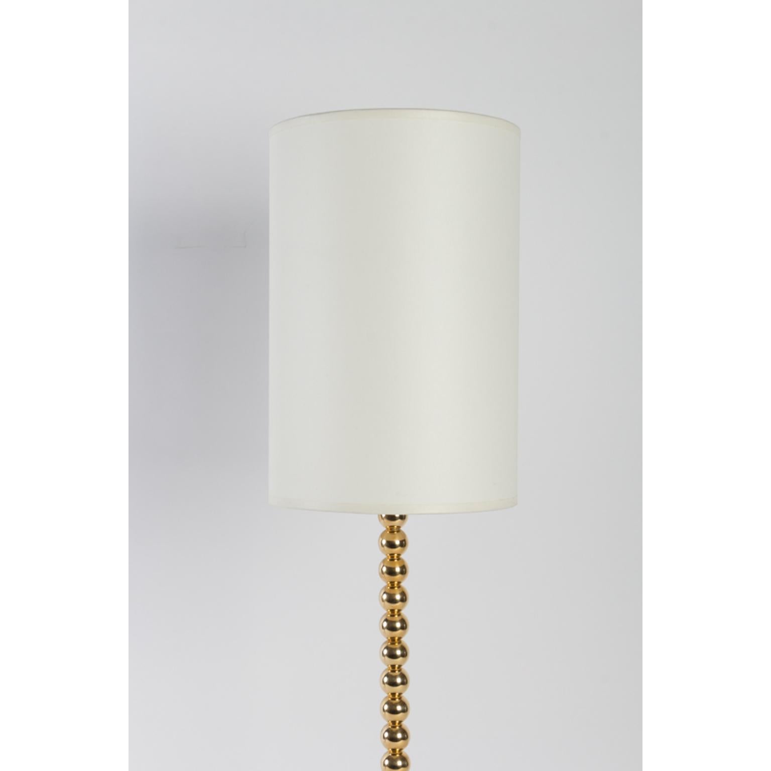 Brass Contemporary Pair of Ribambelle Table Lamps, Vingtieme Edition