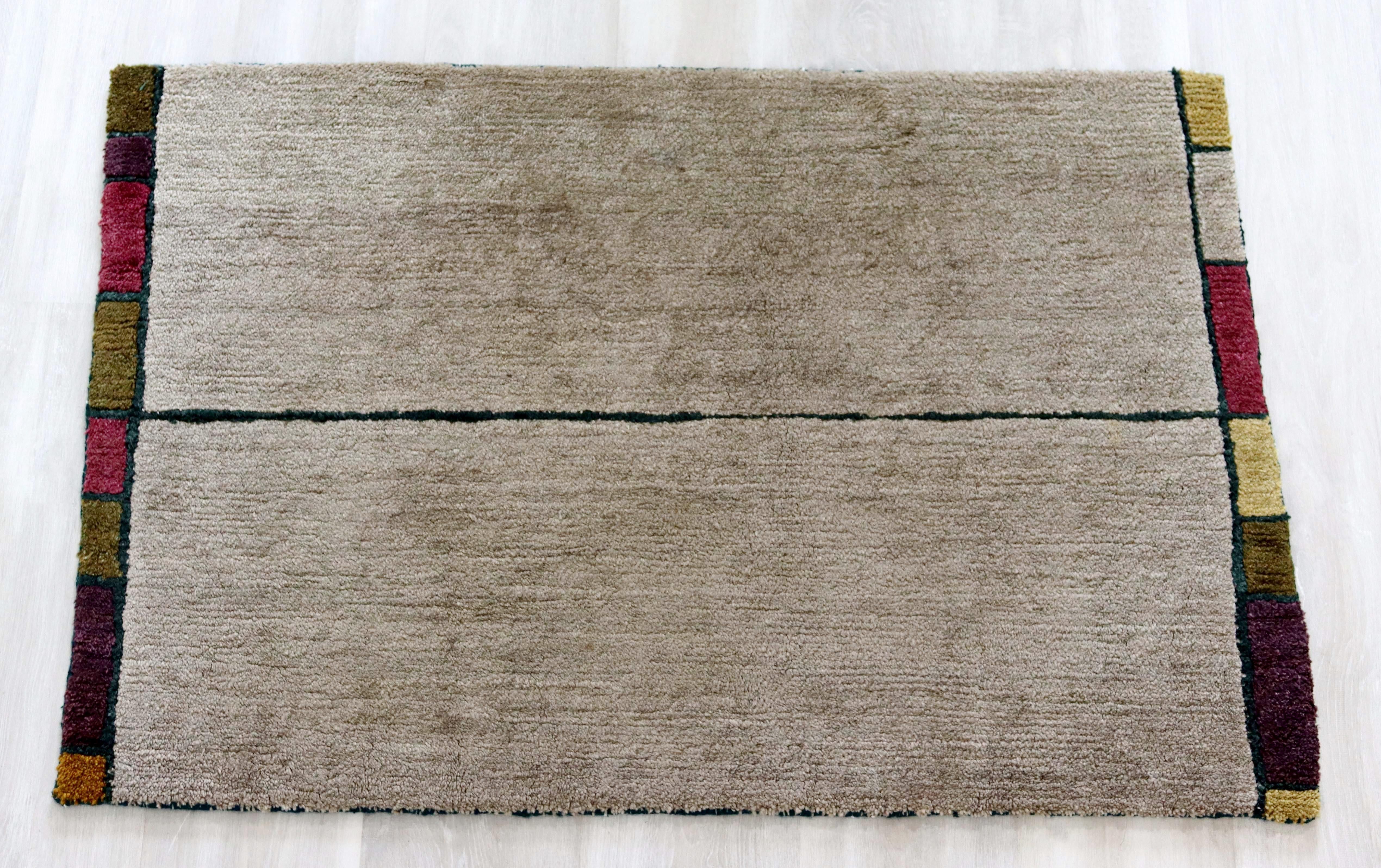 Contemporary Pair of Tufenkian Knecht AG Area Rugs Carpets Switzerland Gray 1