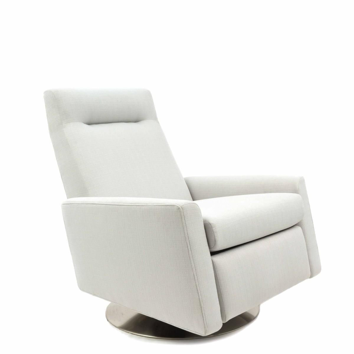 Unknown Contemporary Pale Grey Recliner by MGBW