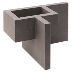 Chandigarh II - Natural Concrete -  Design Vase Paolo Giordano Cement Cast