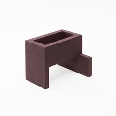 Chandigarh III - Marsala Brown - Design/One Sculpture Paolo Giordano Cement Cast