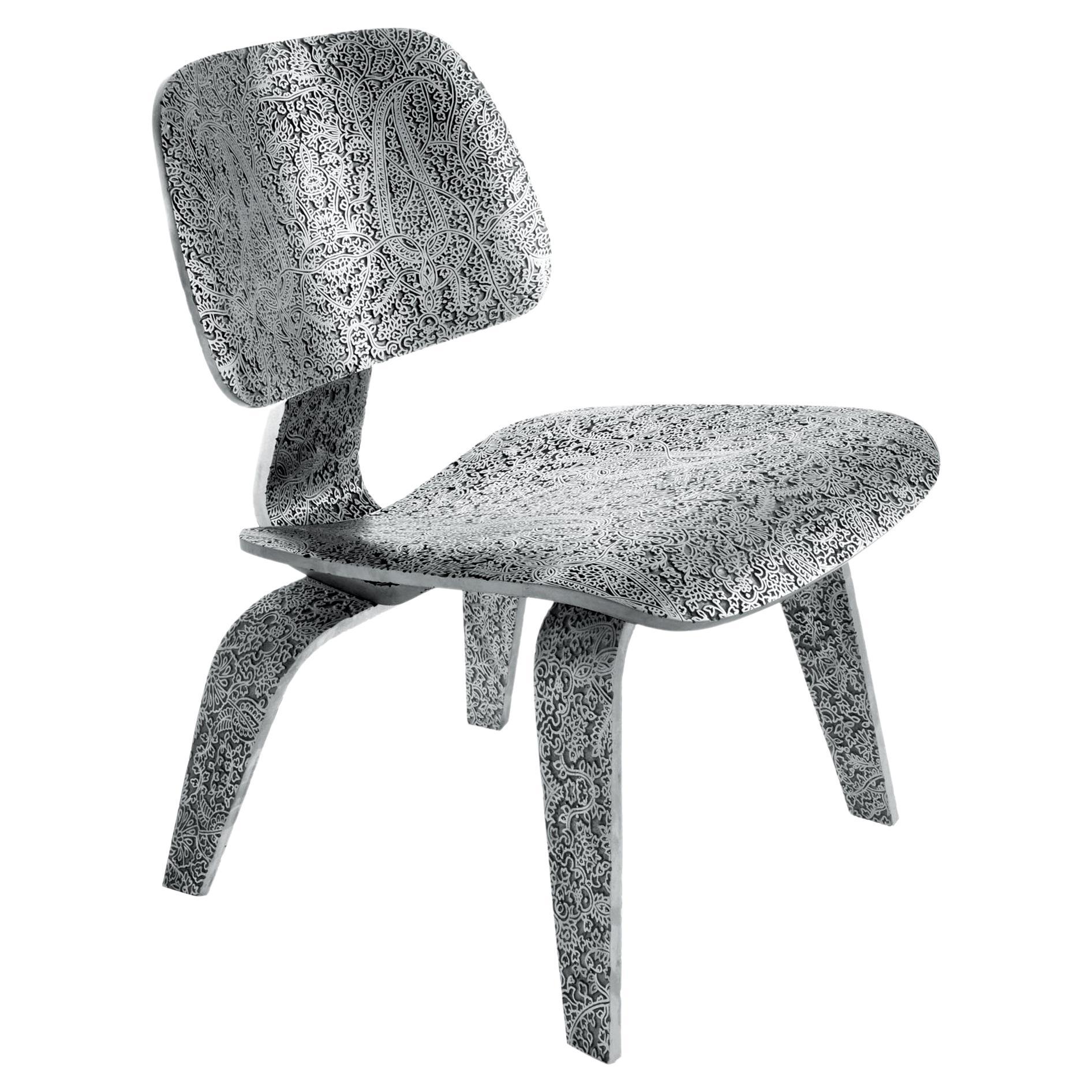 Ethno Eames - Aluminium - Chaise design Paolo Giordano Edition Cast Contemporary en vente