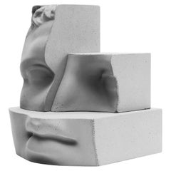 Hermes - Natural Concrete - Design Sculpture Paolo Giordano Classic Cement Cast