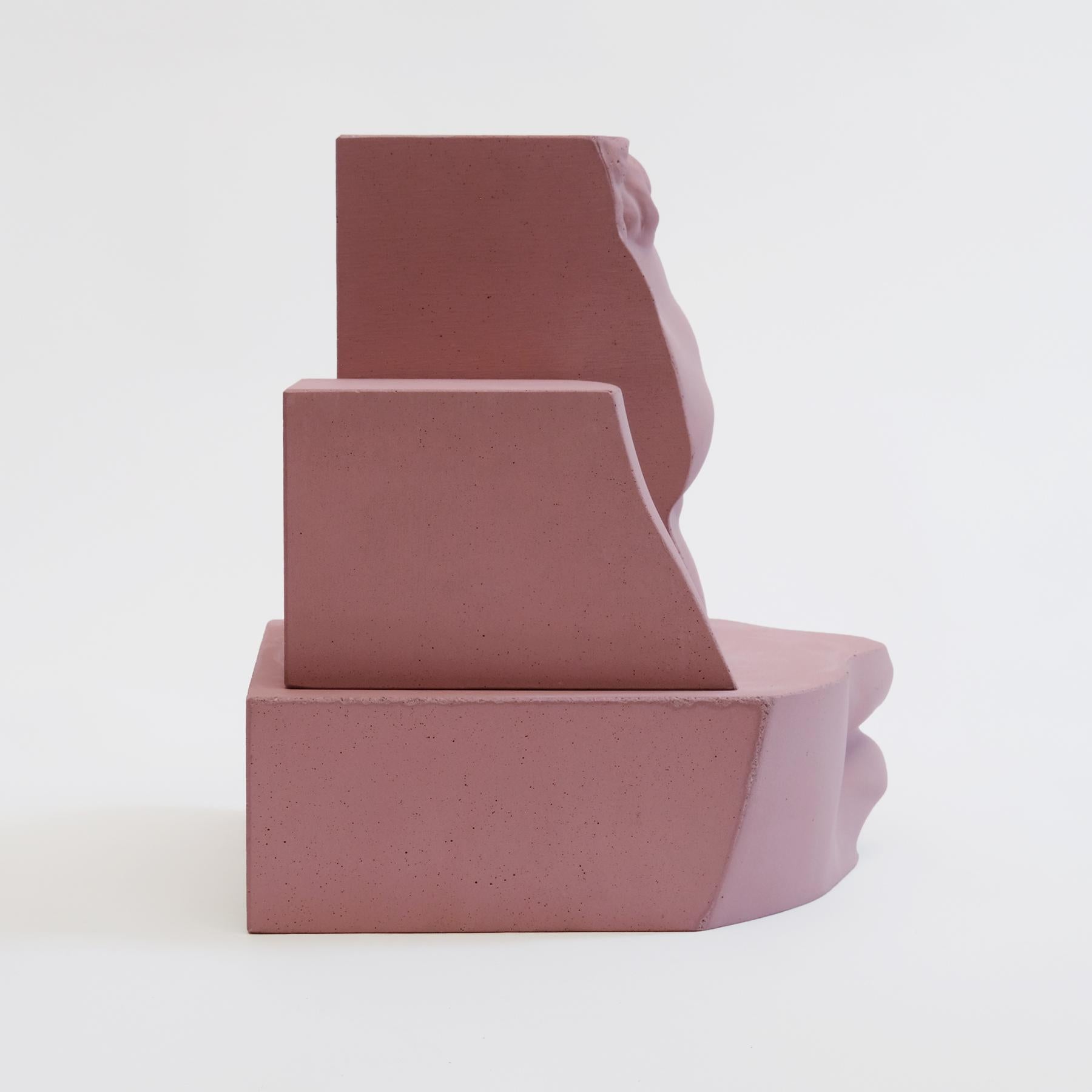 Hermes - Rose - Design Sculpture Paolo Giordano Concrete Cement Cast In New Condition For Sale In MILANO, ML