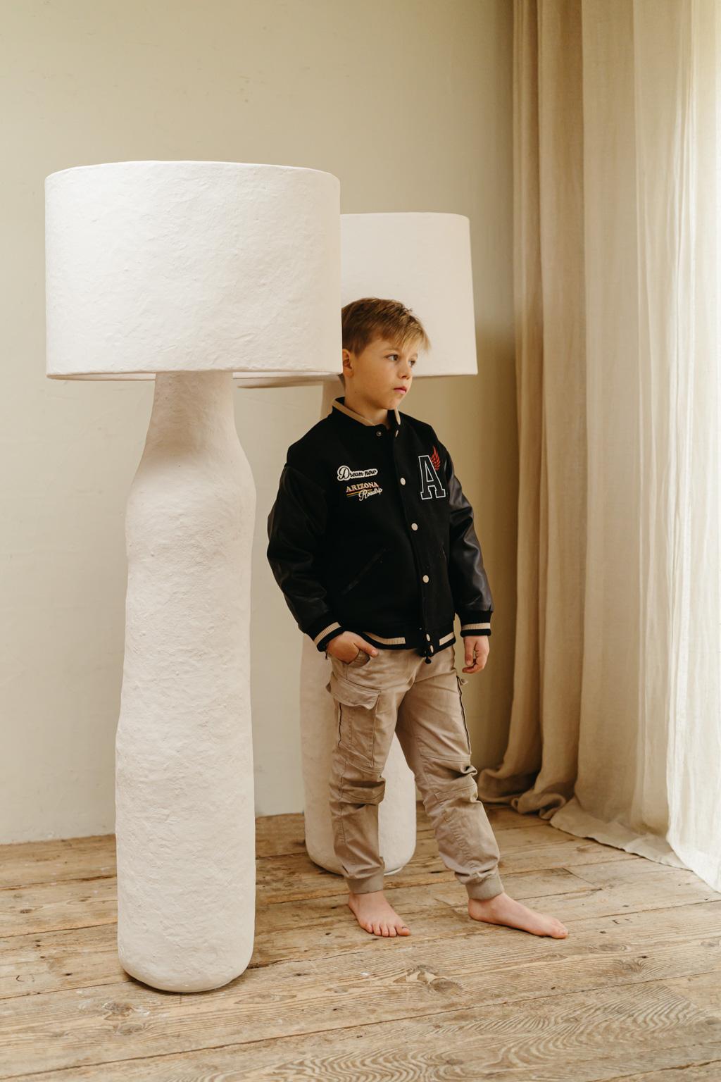 Contemporary Papier Maché Floor Lamps For Sale 6