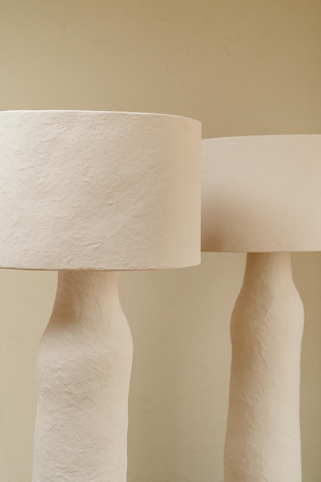 Contemporary Papier Maché Floor Lamps For Sale 2