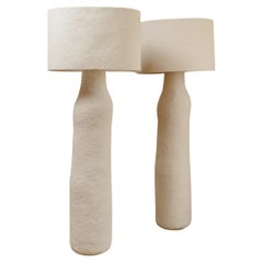 Contemporary Papier Maché Floor Lamps