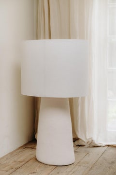 contemporary papier mâché floor or tablelamp ...