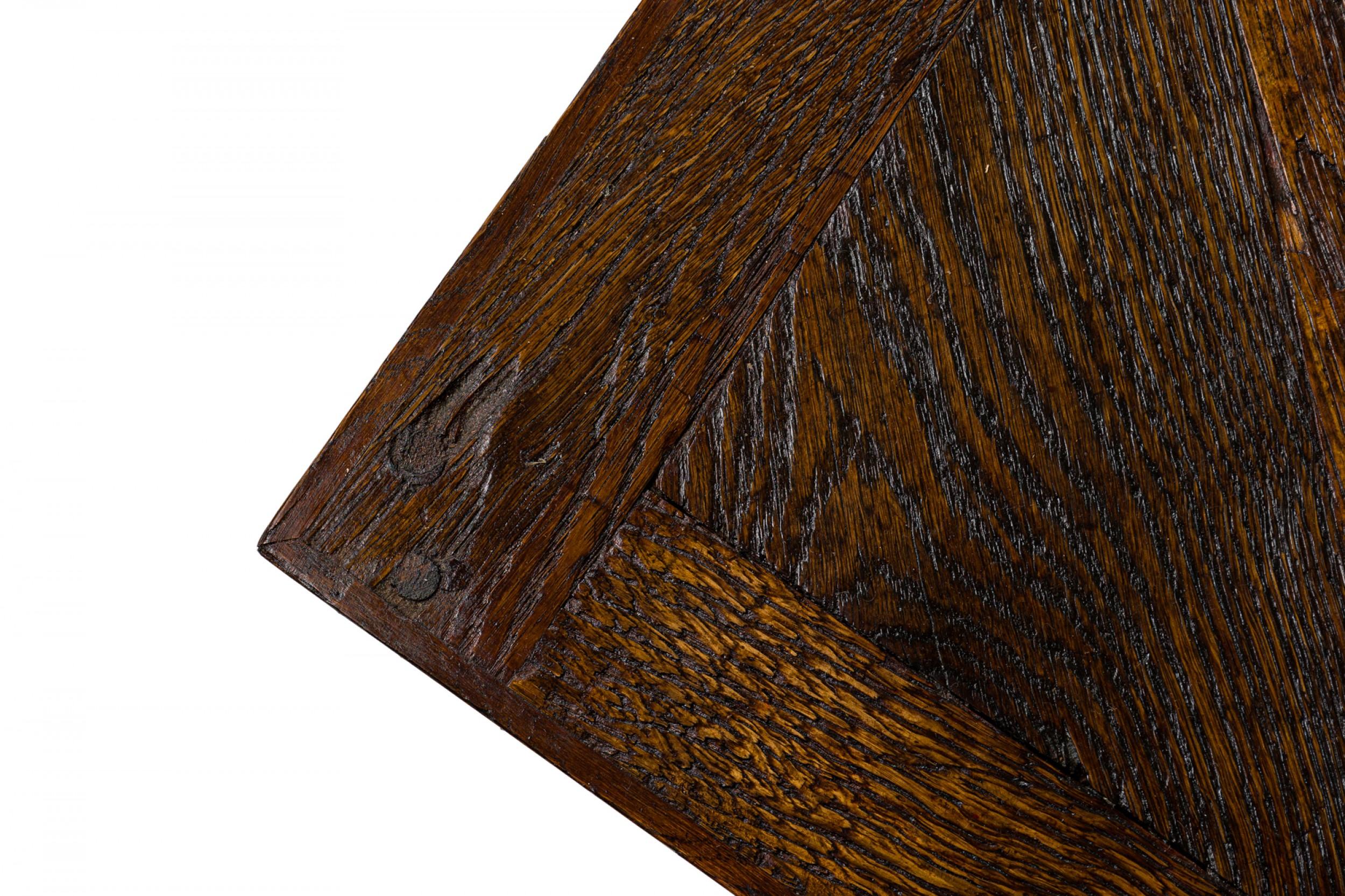 Contemporary Floor Tile Couchtisch aus Parkett im Angebot 3