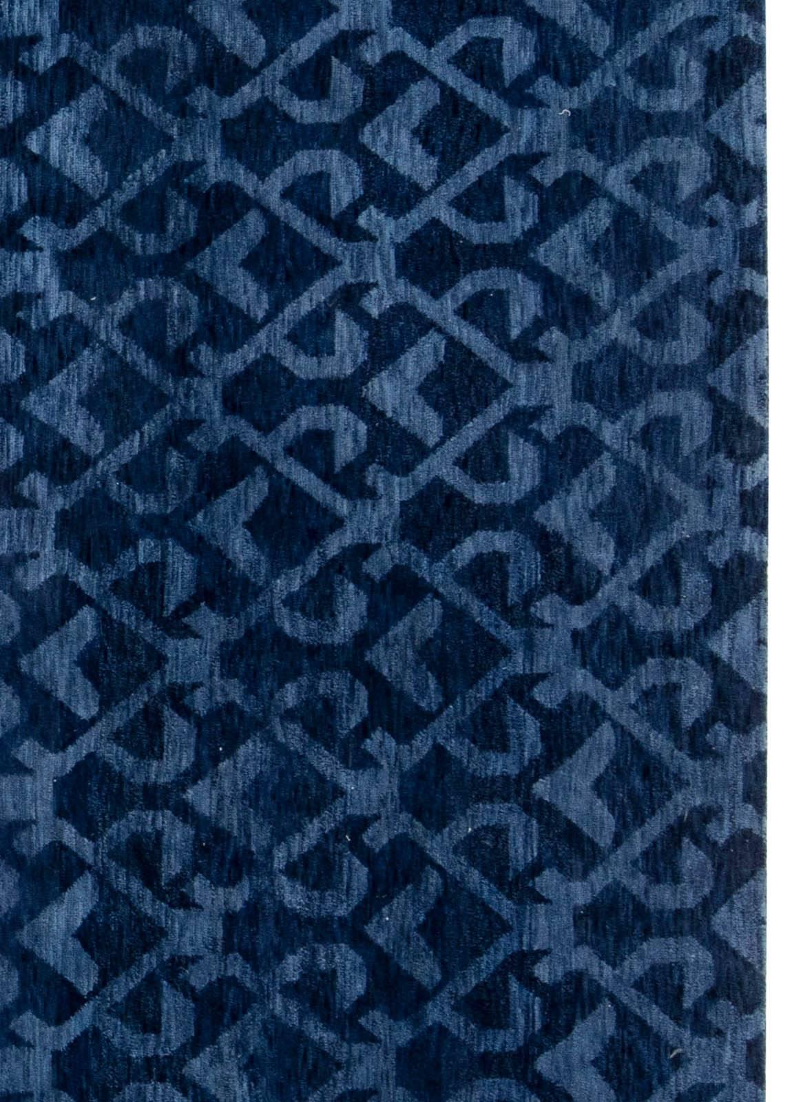 Contemporary Pashmina Euro Blue Rug by Doris Leslie Blau In New Condition For Sale In New York, NY