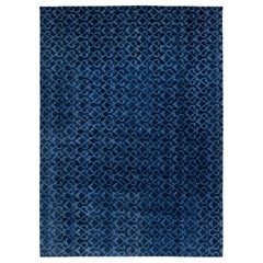 Tapis Contemporary Pashmina Euro Blue de Doris Leslie Blau